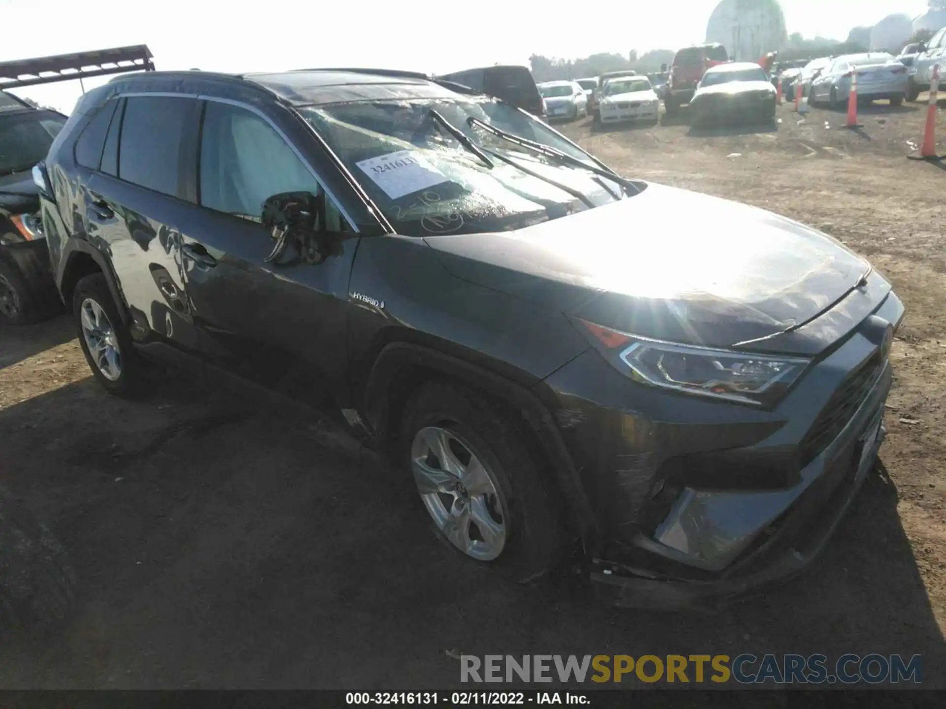 1 Photograph of a damaged car 4T3RWRFV3LU009224 TOYOTA RAV4 2020