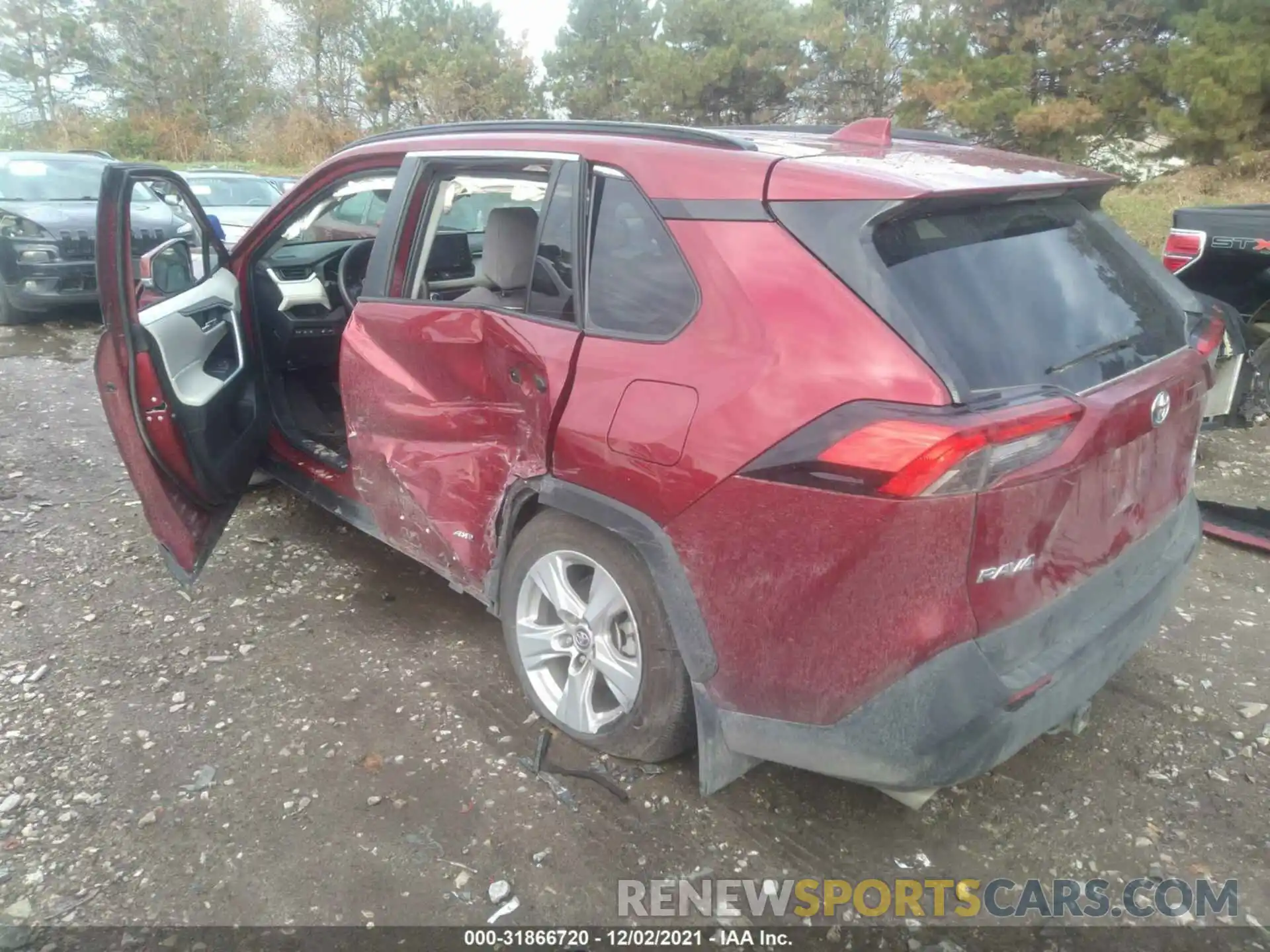 3 Photograph of a damaged car 4T3RWRFV4LU004596 TOYOTA RAV4 2020