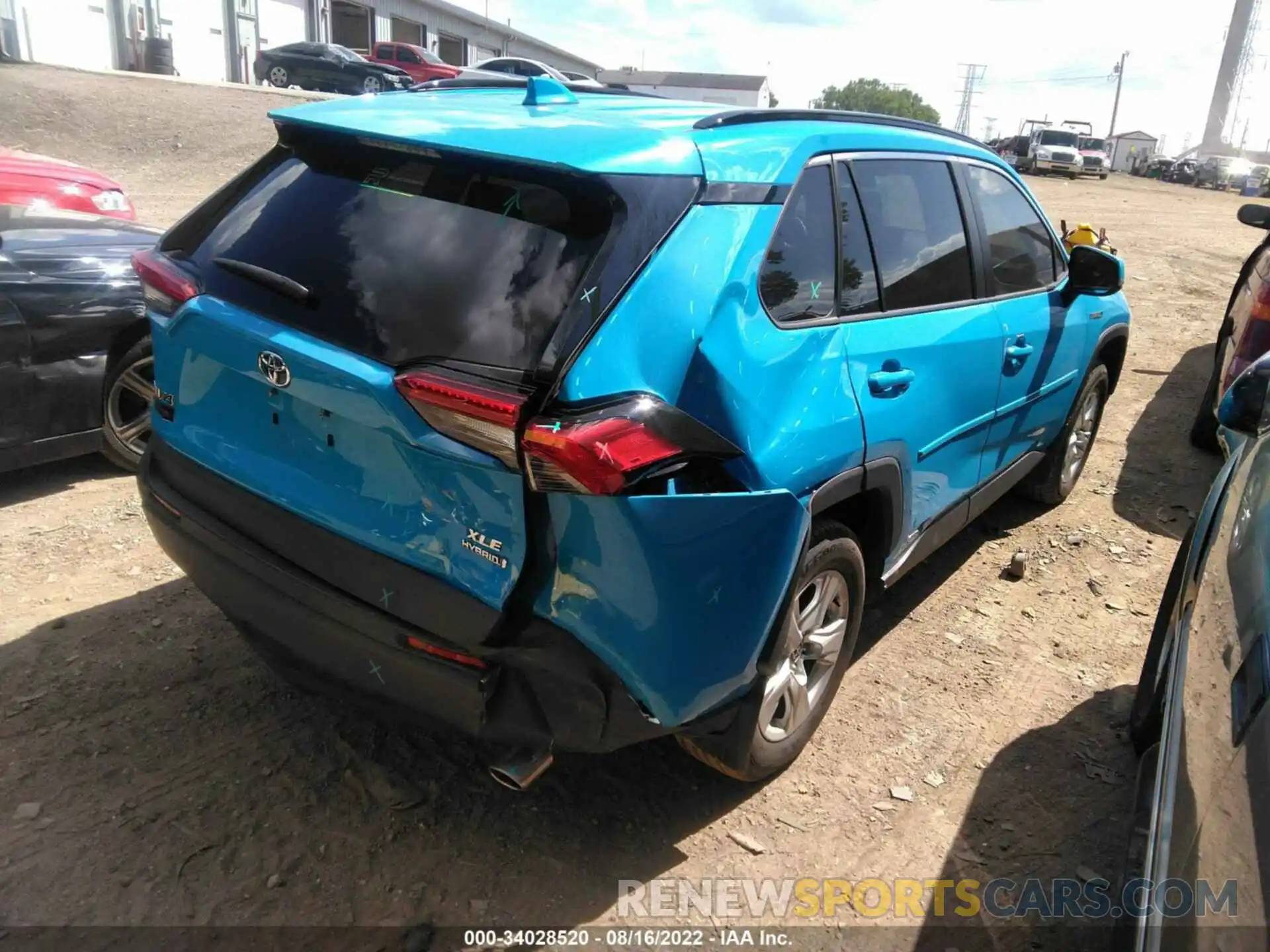 4 Photograph of a damaged car 4T3RWRFV7LU001191 TOYOTA RAV4 2020