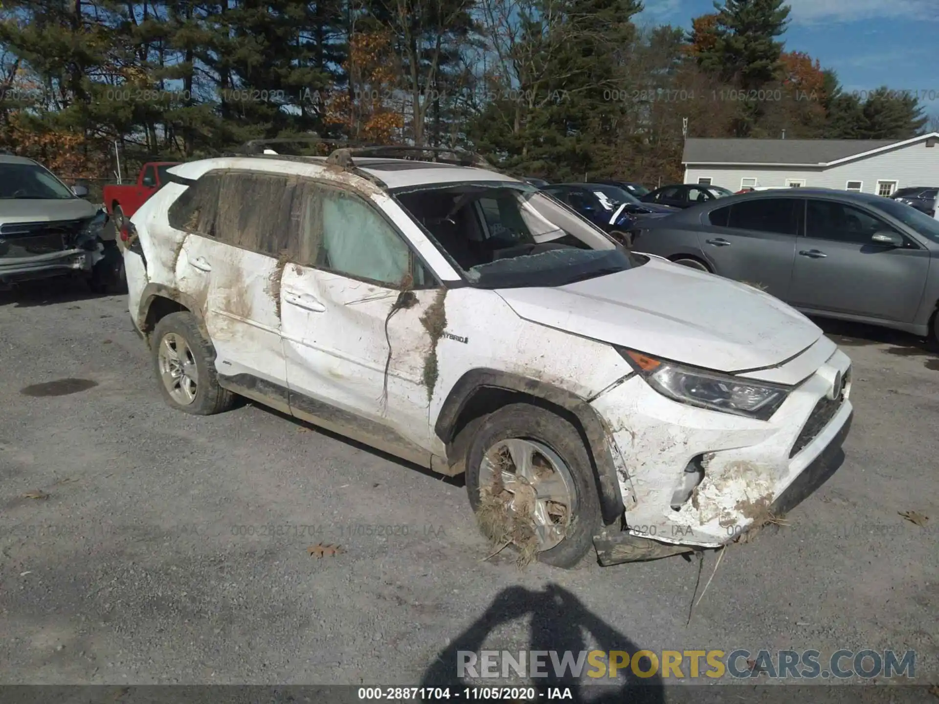 1 Photograph of a damaged car 4T3RWRFV7LU003362 TOYOTA RAV4 2020