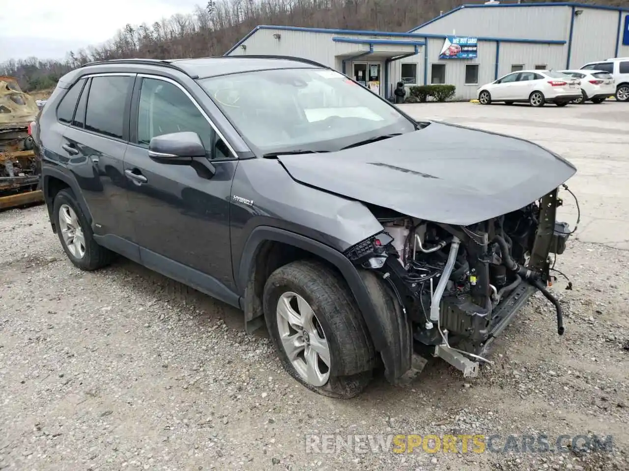 1 Photograph of a damaged car 4T3RWRFV7LU007587 TOYOTA RAV4 2020