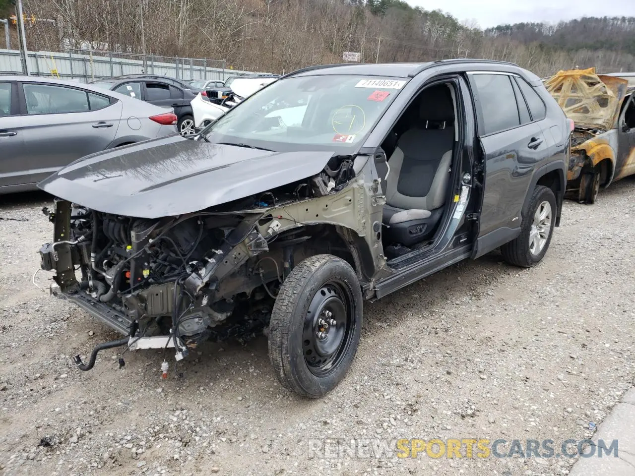 2 Photograph of a damaged car 4T3RWRFV7LU007587 TOYOTA RAV4 2020