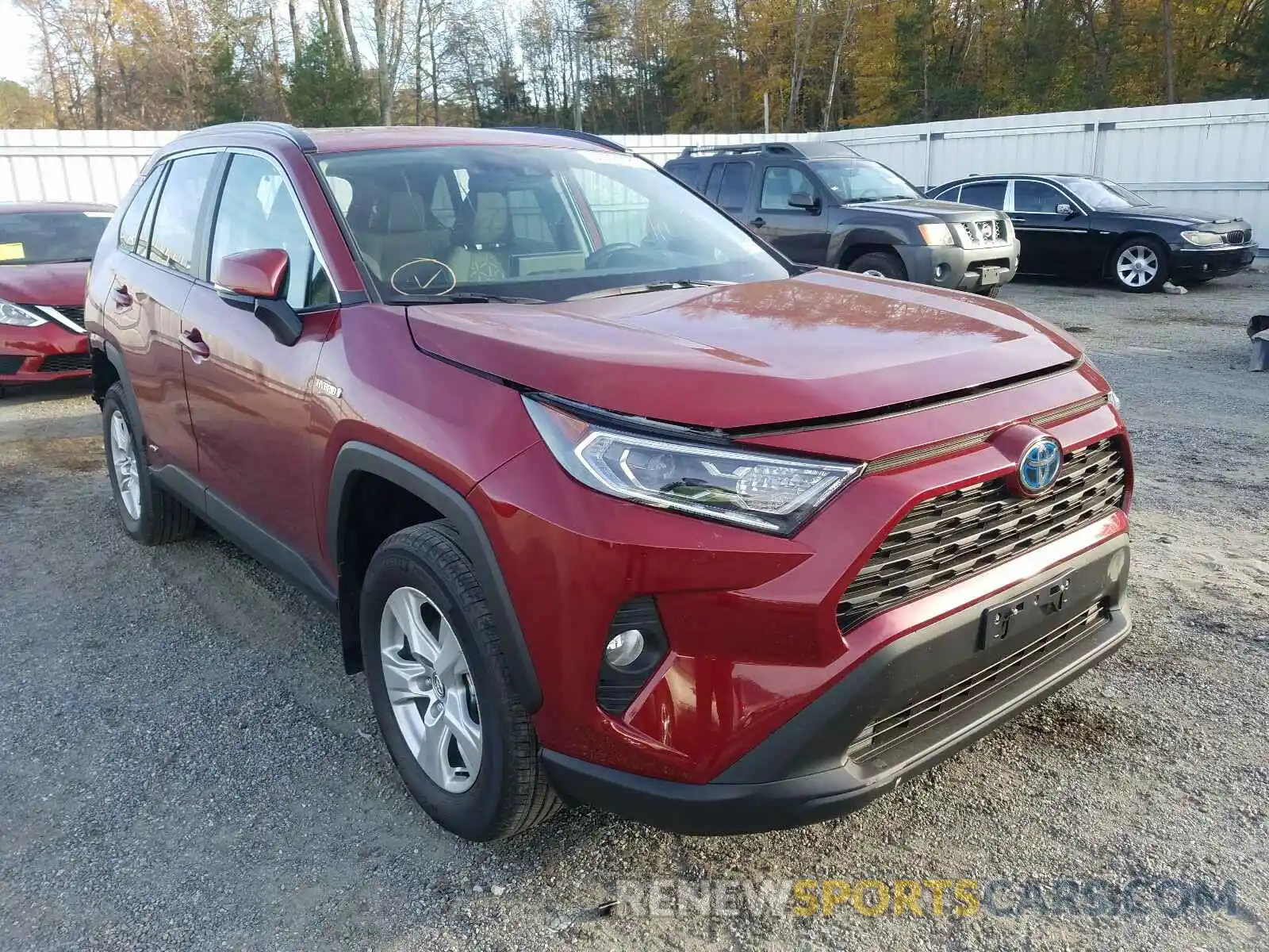 1 Photograph of a damaged car 4T3RWRFV7LU010523 TOYOTA RAV4 2020