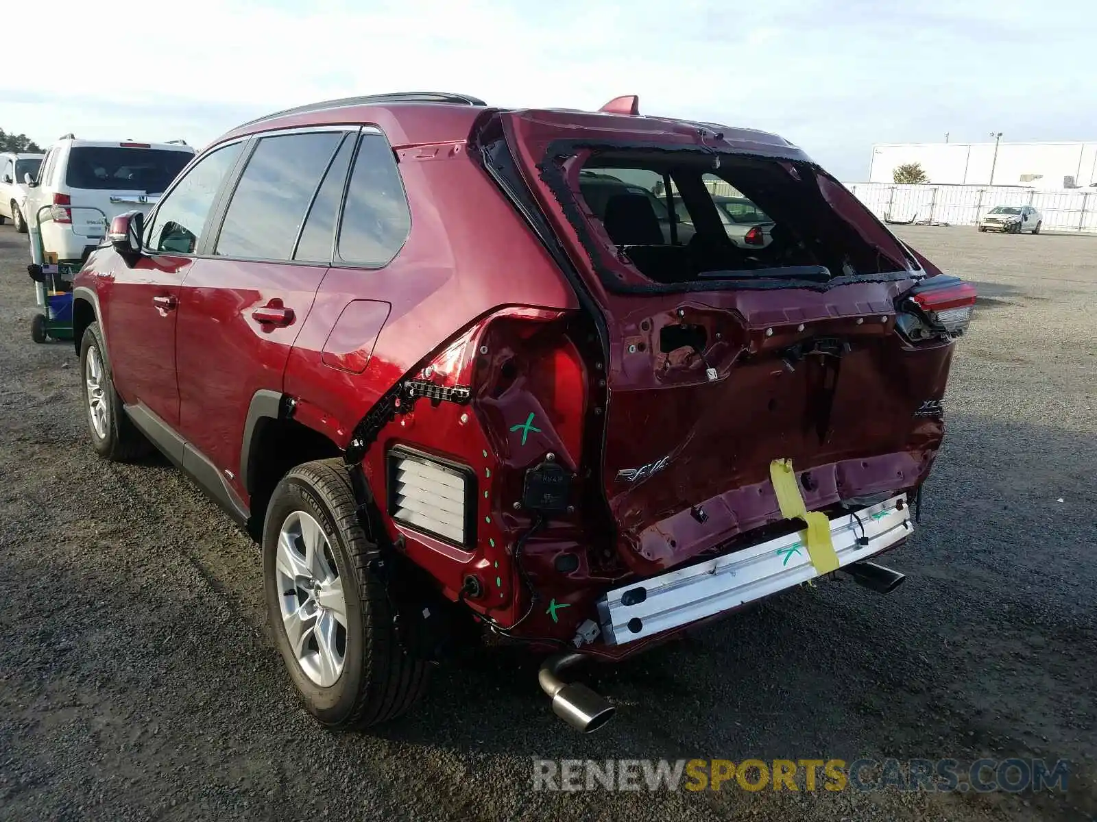 3 Photograph of a damaged car 4T3RWRFV7LU010523 TOYOTA RAV4 2020