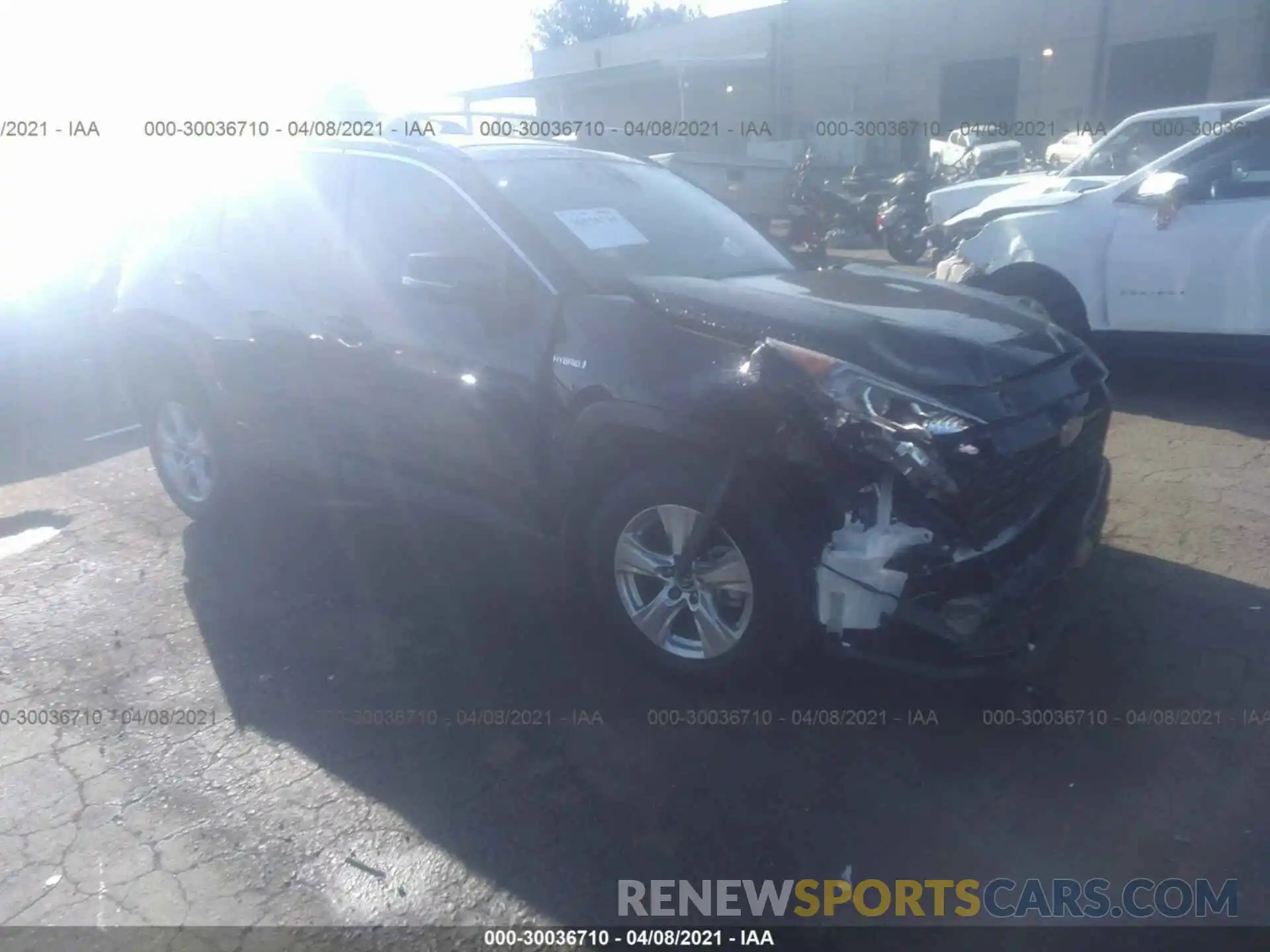 1 Photograph of a damaged car 4T3RWRFV8LU008814 TOYOTA RAV4 2020