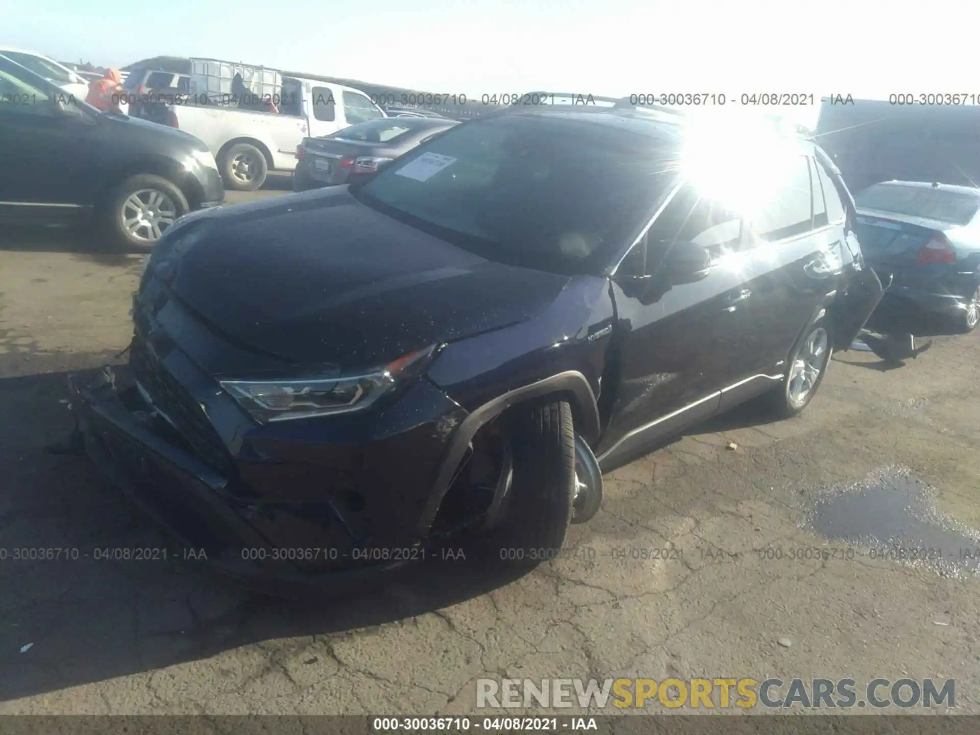 2 Photograph of a damaged car 4T3RWRFV8LU008814 TOYOTA RAV4 2020