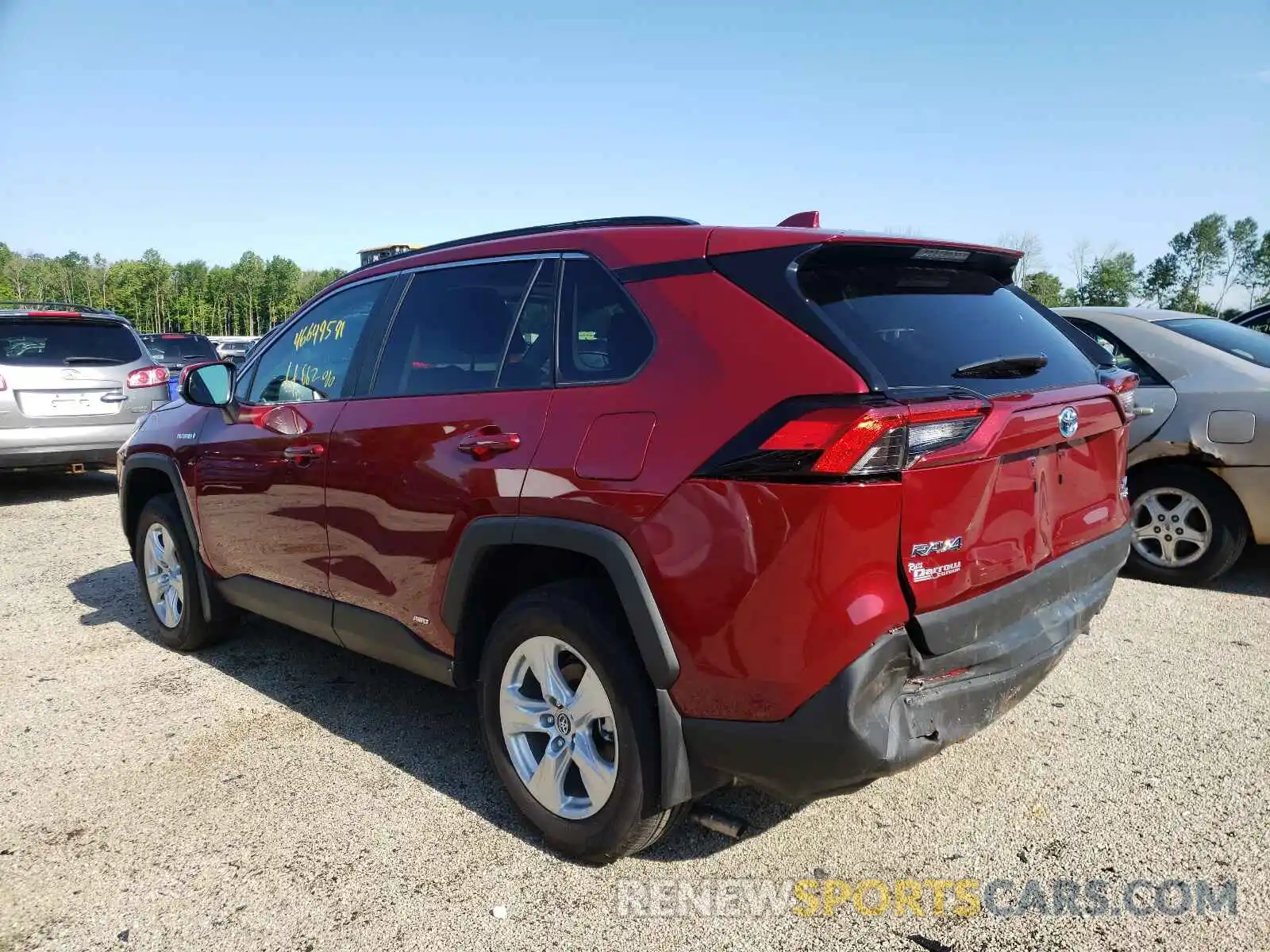 3 Photograph of a damaged car 4T3RWRFV9LU010569 TOYOTA RAV4 2020