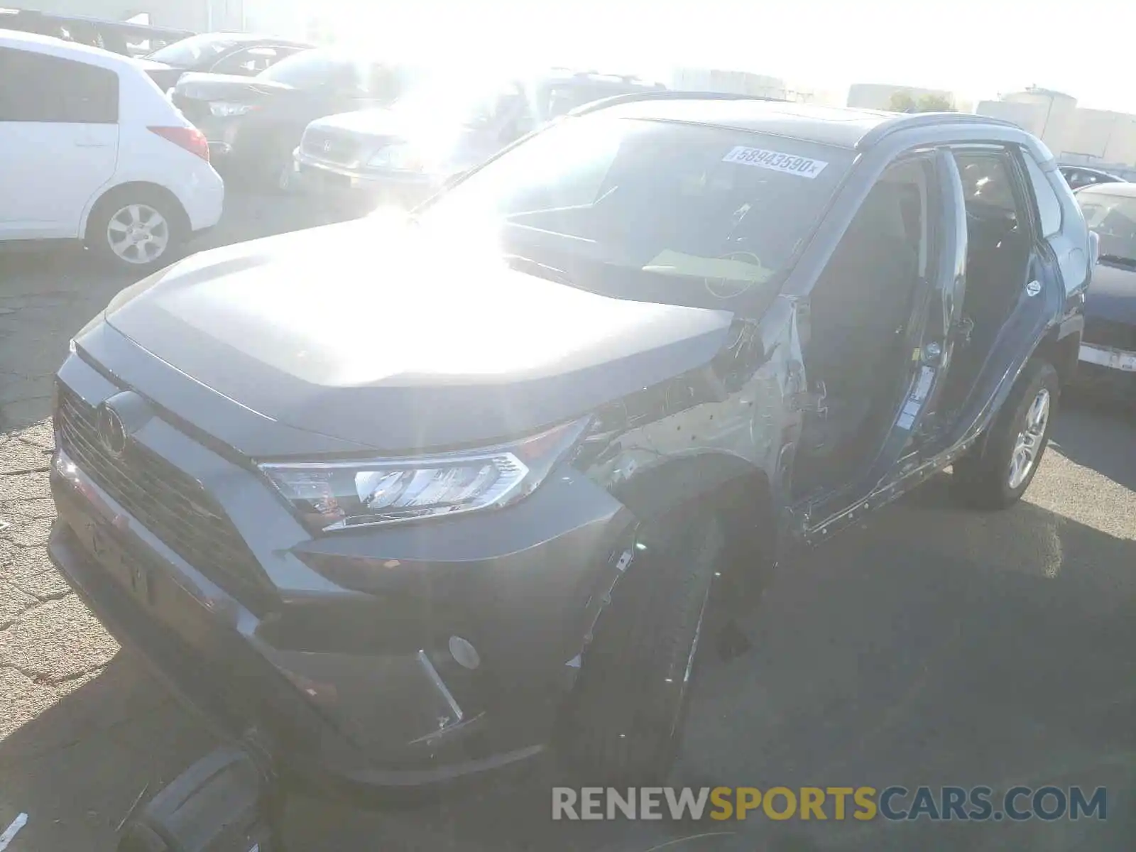 2 Photograph of a damaged car 5TJ3E1EB2KF433614 TOYOTA RAV4 2020