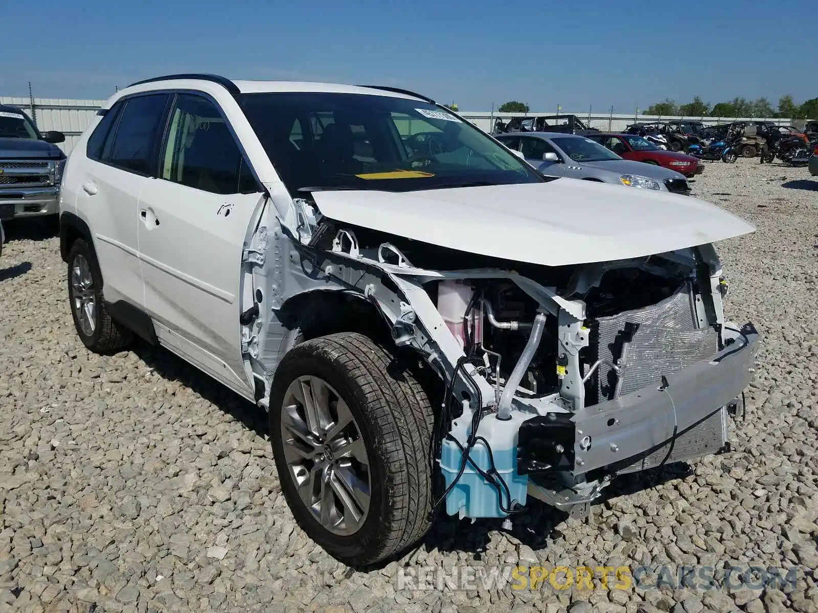 1 Photograph of a damaged car JTMA1RFV0LD060303 TOYOTA RAV4 2020