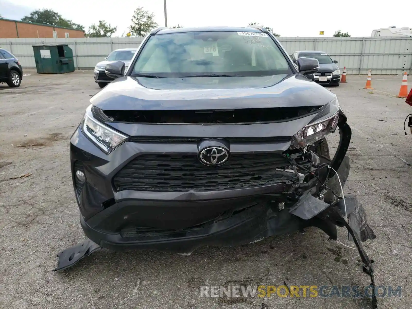 9 Photograph of a damaged car JTMA1RFV0LJ027688 TOYOTA RAV4 2020