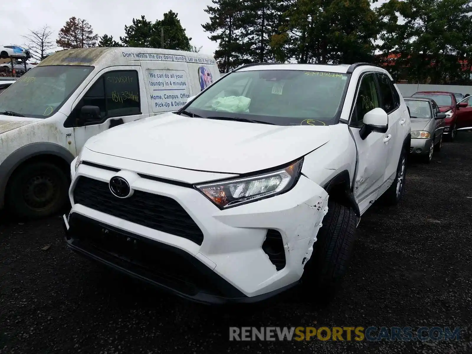 2 Photograph of a damaged car JTMA1RFV1LD053263 TOYOTA RAV4 2020