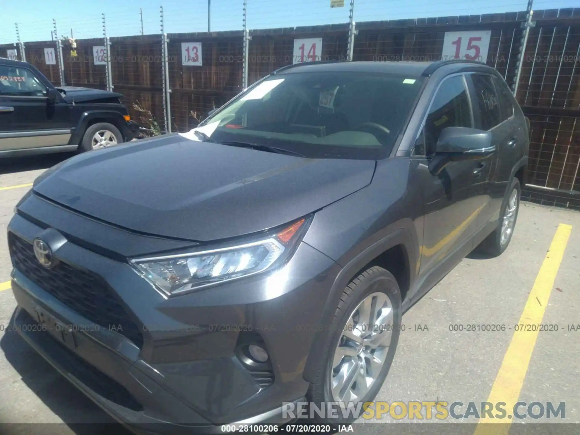 2 Photograph of a damaged car JTMA1RFV1LD057555 TOYOTA RAV4 2020