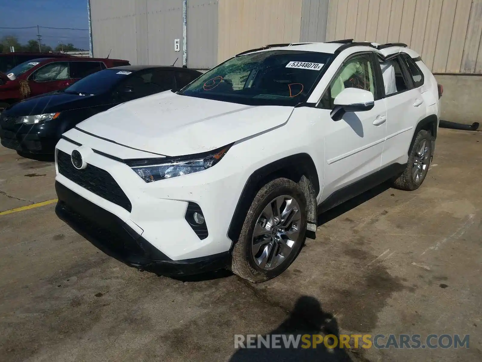 2 Photograph of a damaged car JTMA1RFV1LD063436 TOYOTA RAV4 2020