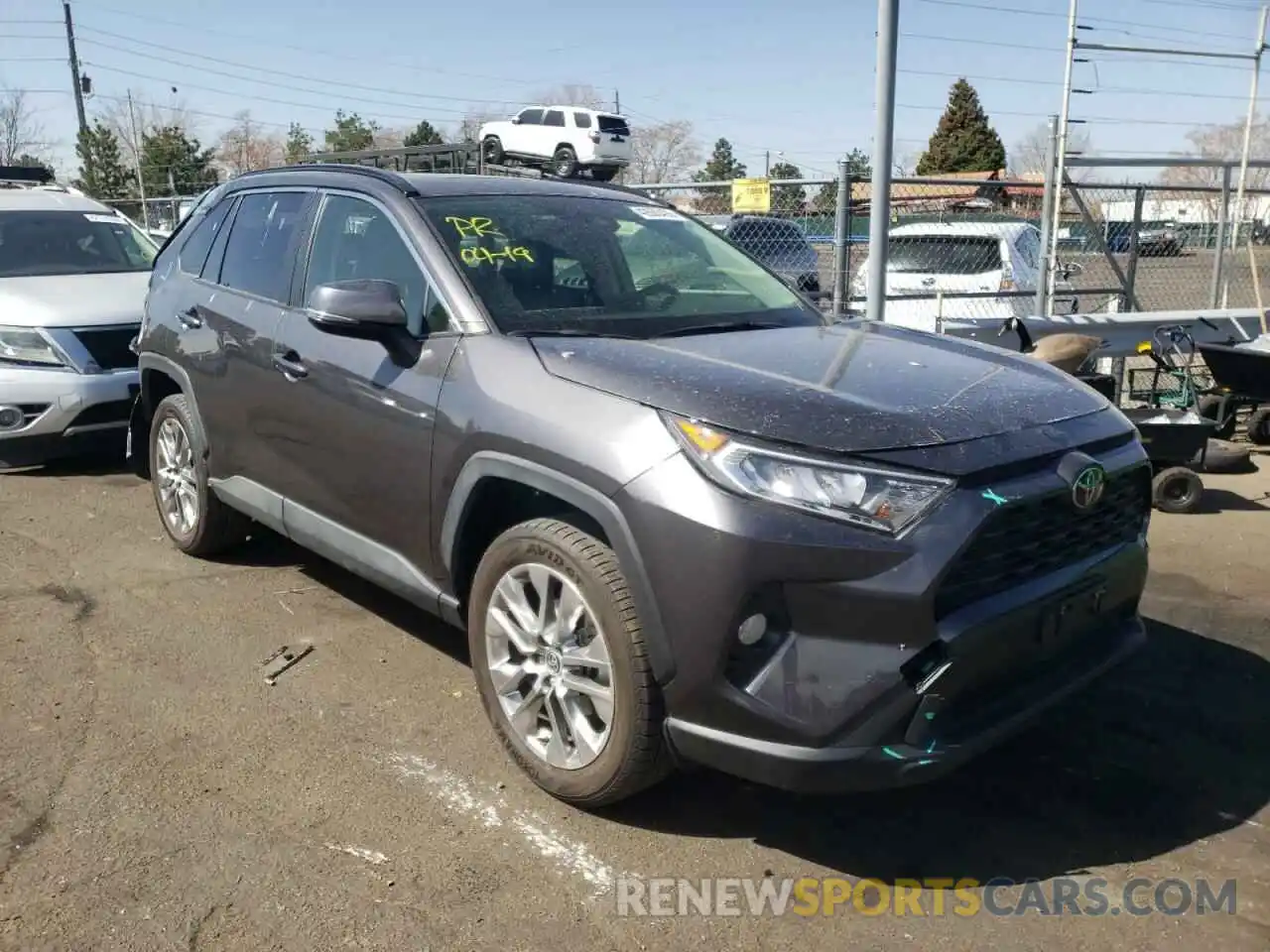 1 Photograph of a damaged car JTMA1RFV1LJ034889 TOYOTA RAV4 2020