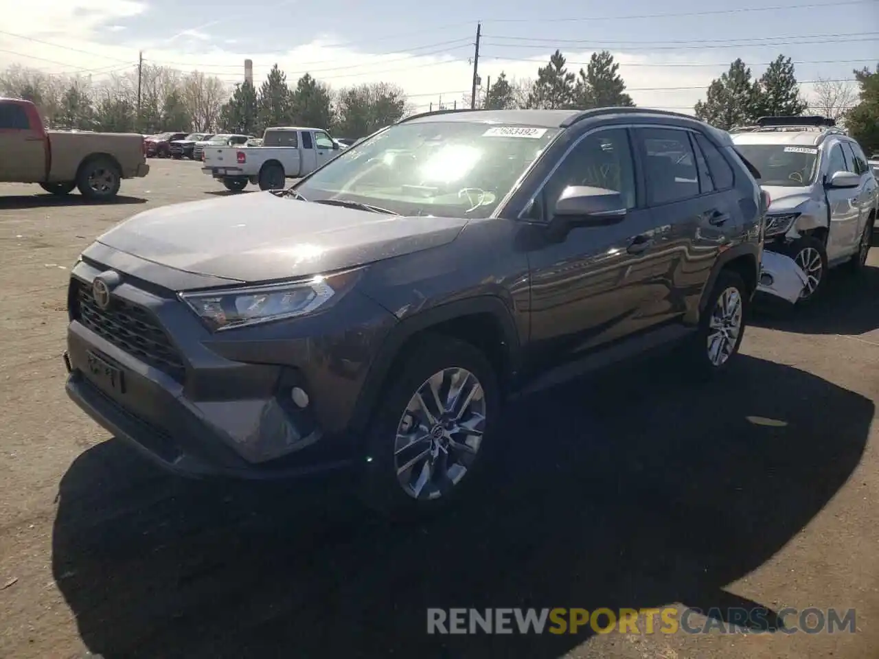 2 Photograph of a damaged car JTMA1RFV1LJ034889 TOYOTA RAV4 2020