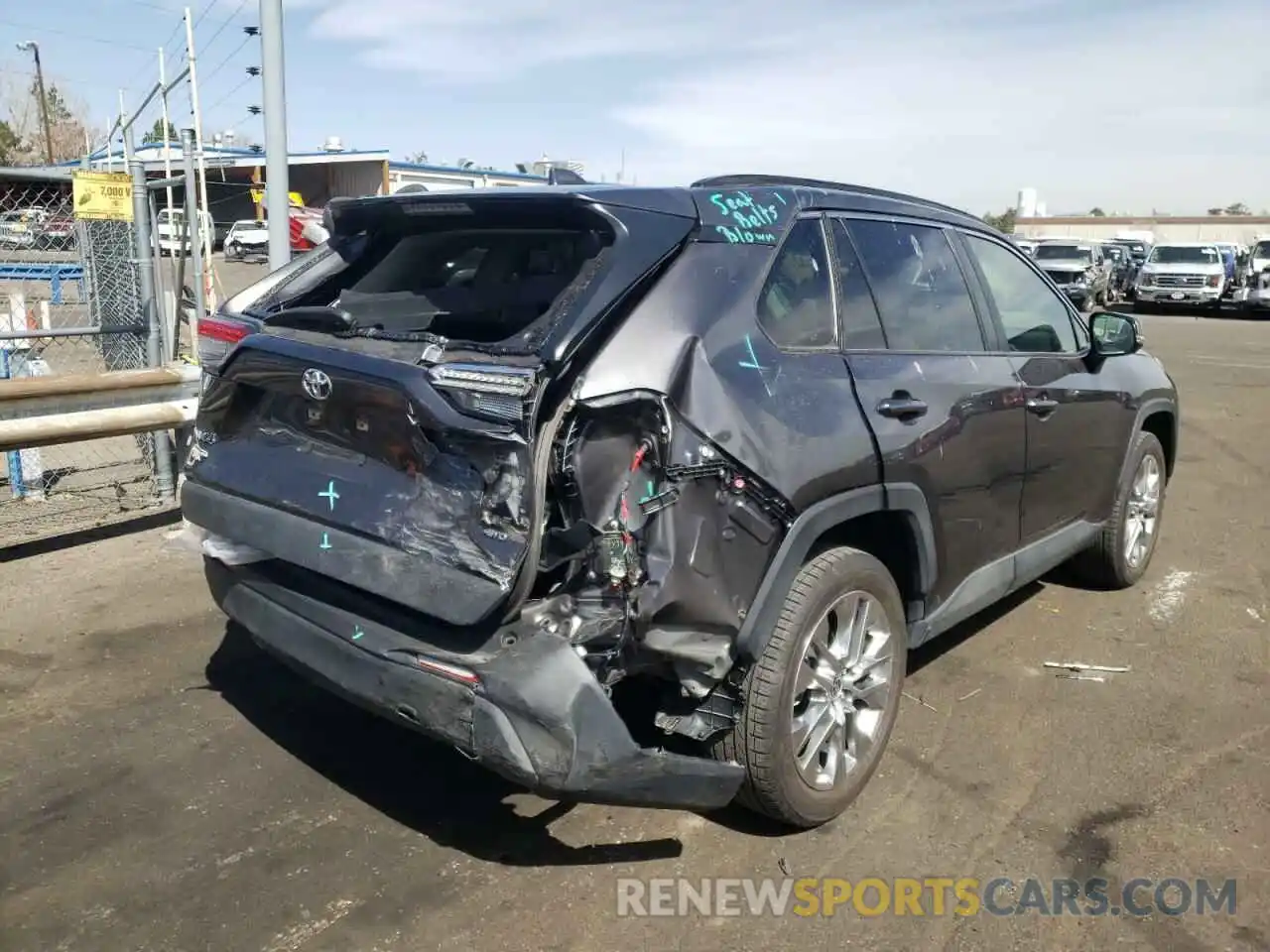 9 Photograph of a damaged car JTMA1RFV1LJ034889 TOYOTA RAV4 2020