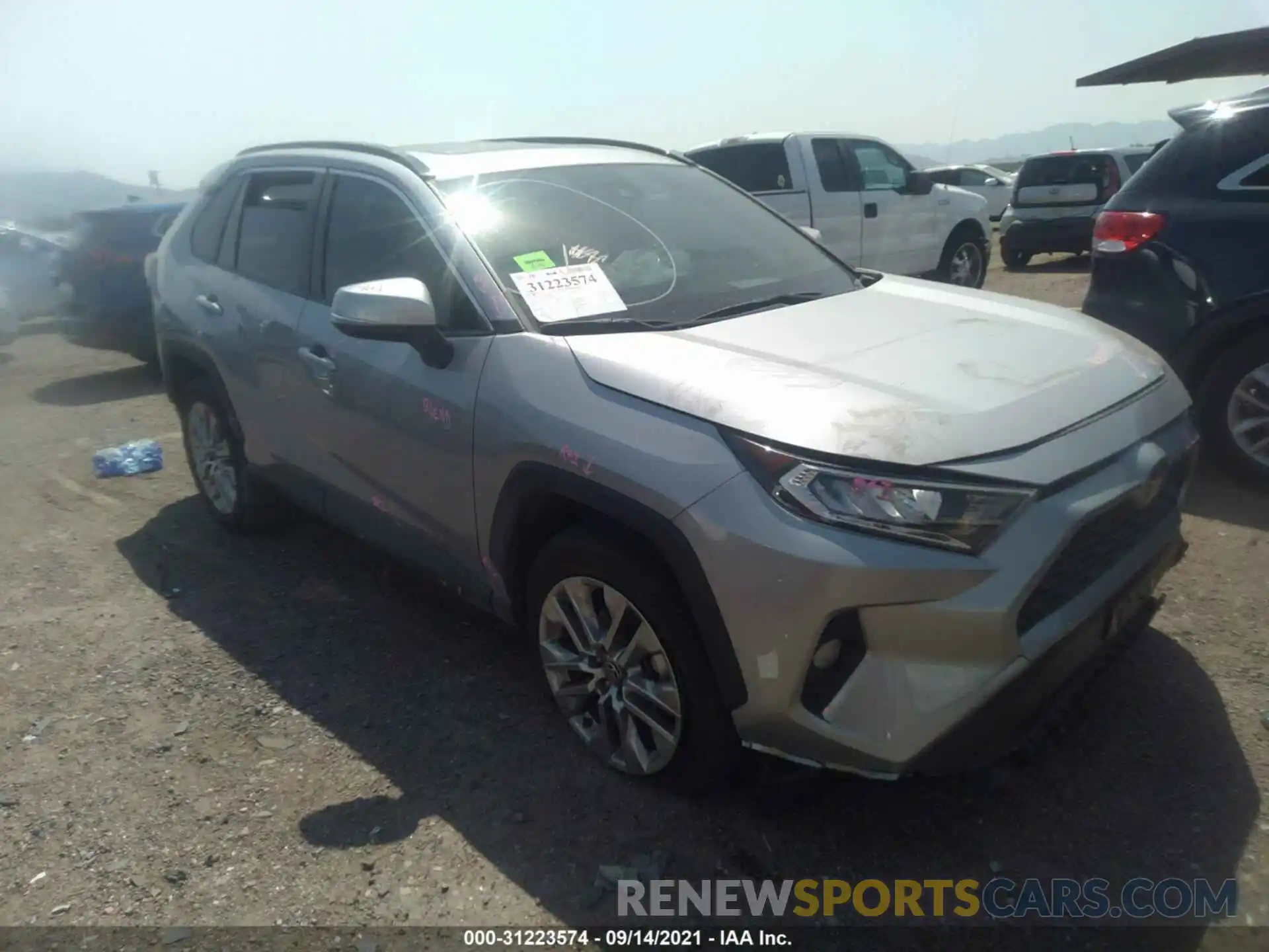 1 Photograph of a damaged car JTMA1RFV2LD050419 TOYOTA RAV4 2020