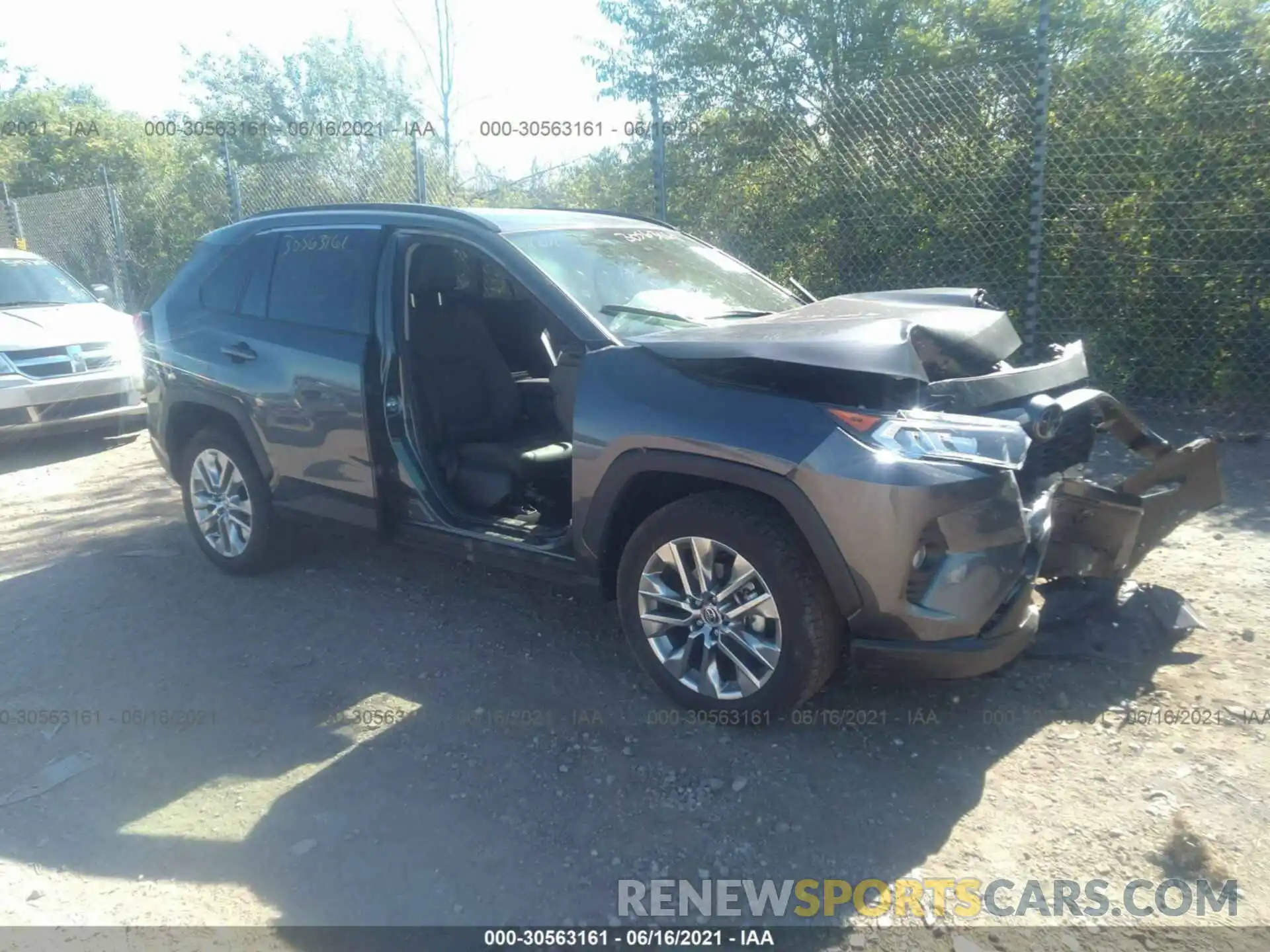 1 Photograph of a damaged car JTMA1RFV2LD062215 TOYOTA RAV4 2020