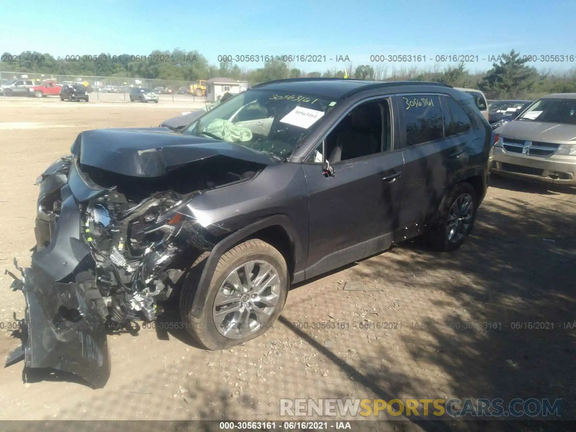 2 Photograph of a damaged car JTMA1RFV2LD062215 TOYOTA RAV4 2020