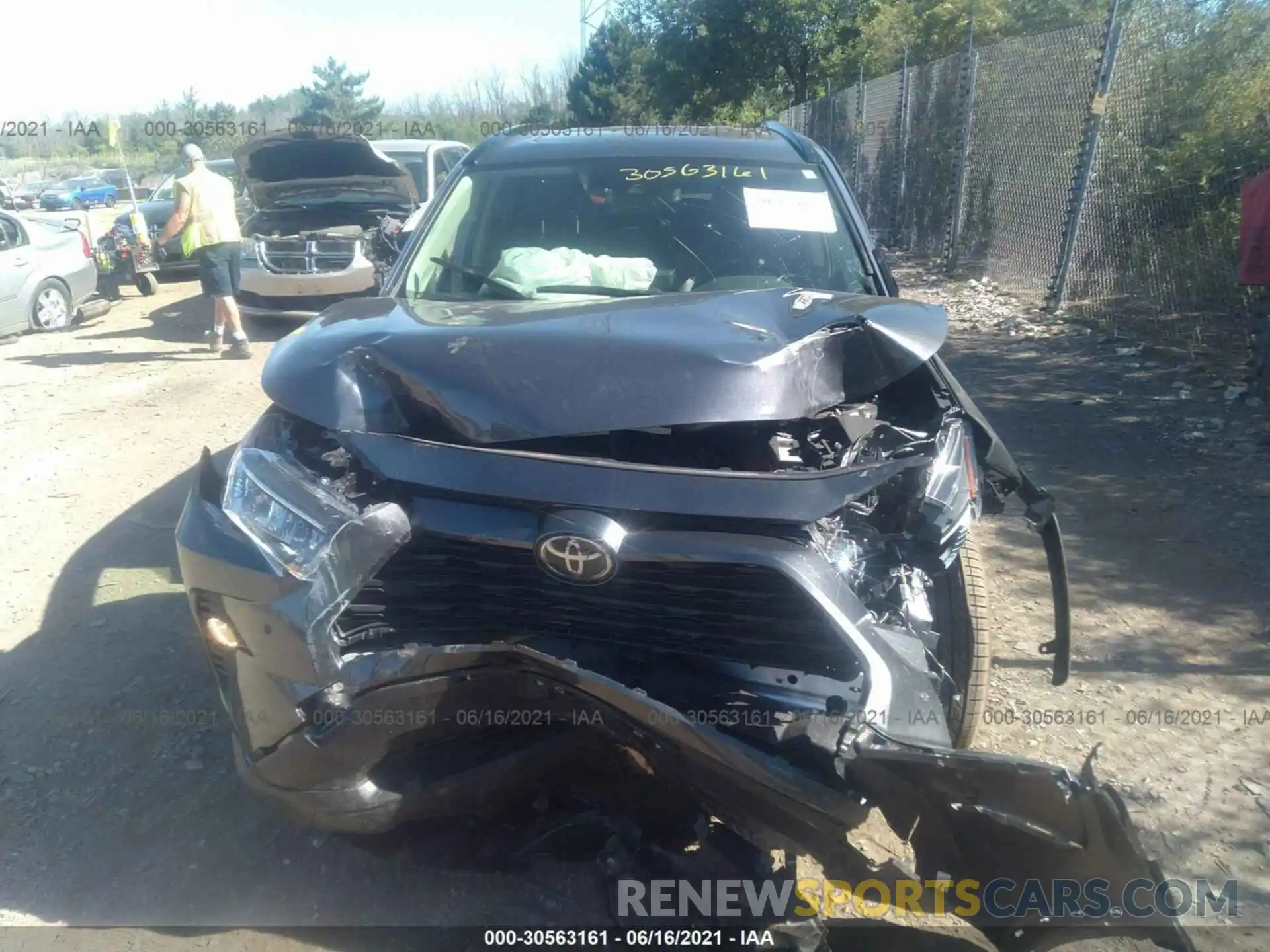 6 Photograph of a damaged car JTMA1RFV2LD062215 TOYOTA RAV4 2020