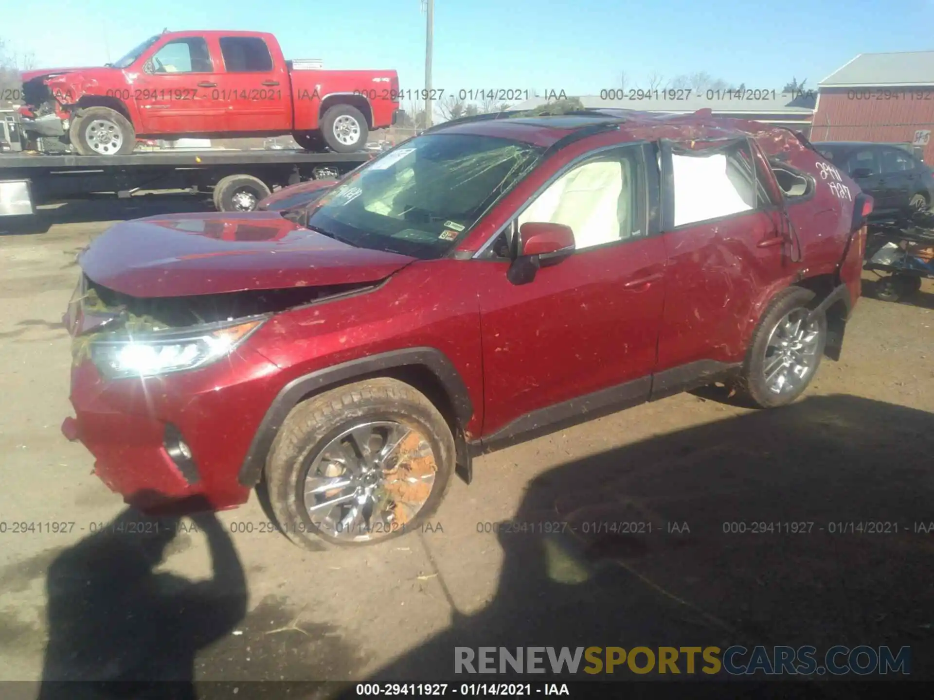 2 Photograph of a damaged car JTMA1RFV2LD066409 TOYOTA RAV4 2020