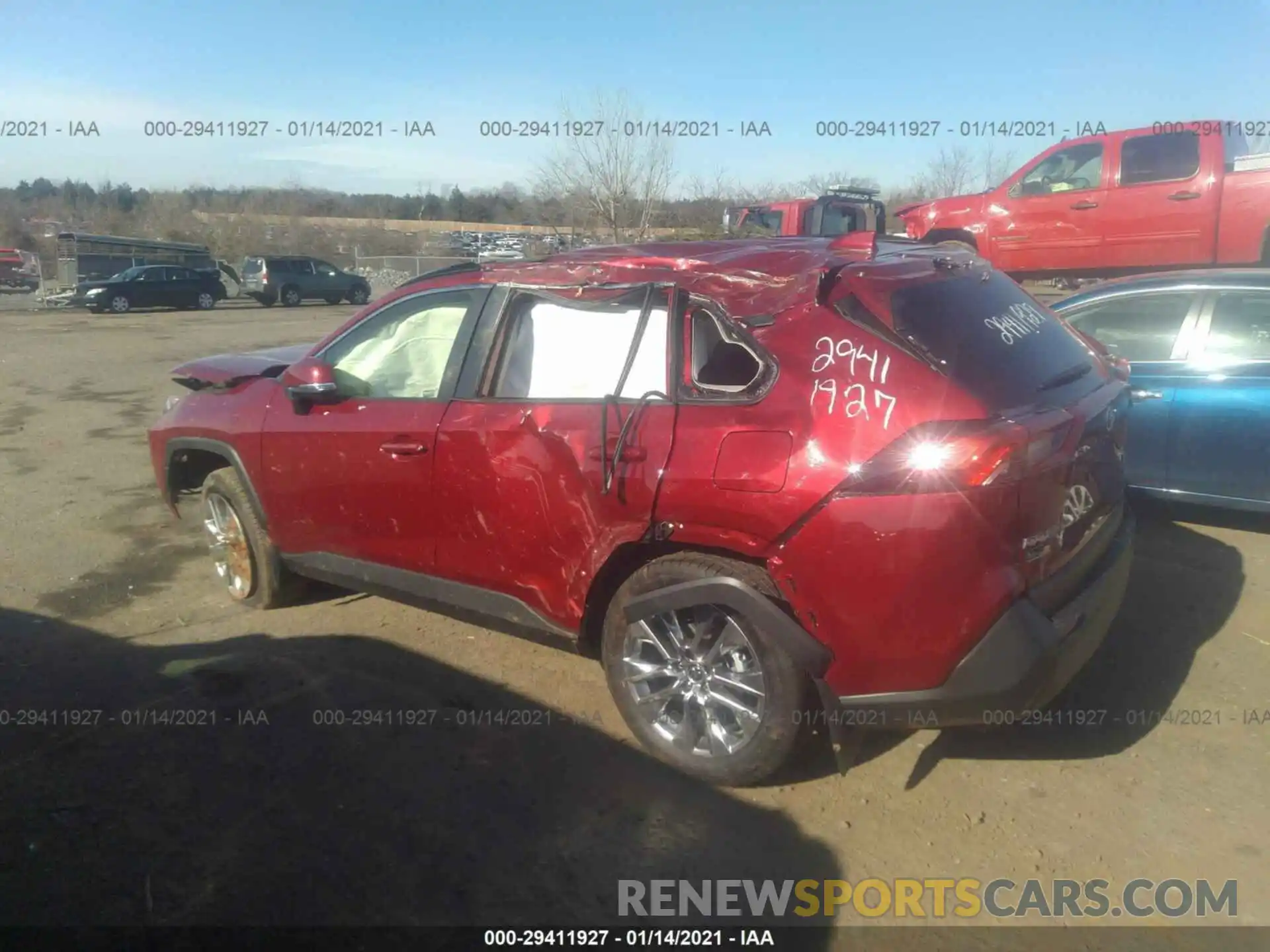 3 Photograph of a damaged car JTMA1RFV2LD066409 TOYOTA RAV4 2020