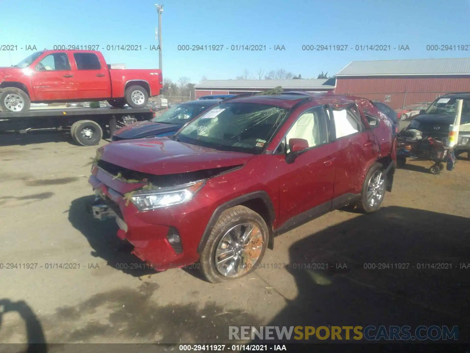 6 Фотография поврежденного автомобиля JTMA1RFV2LD066409 TOYOTA RAV4 2020