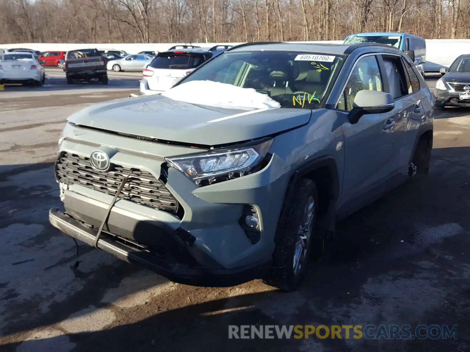 2 Photograph of a damaged car JTMA1RFV2LJ037073 TOYOTA RAV4 2020