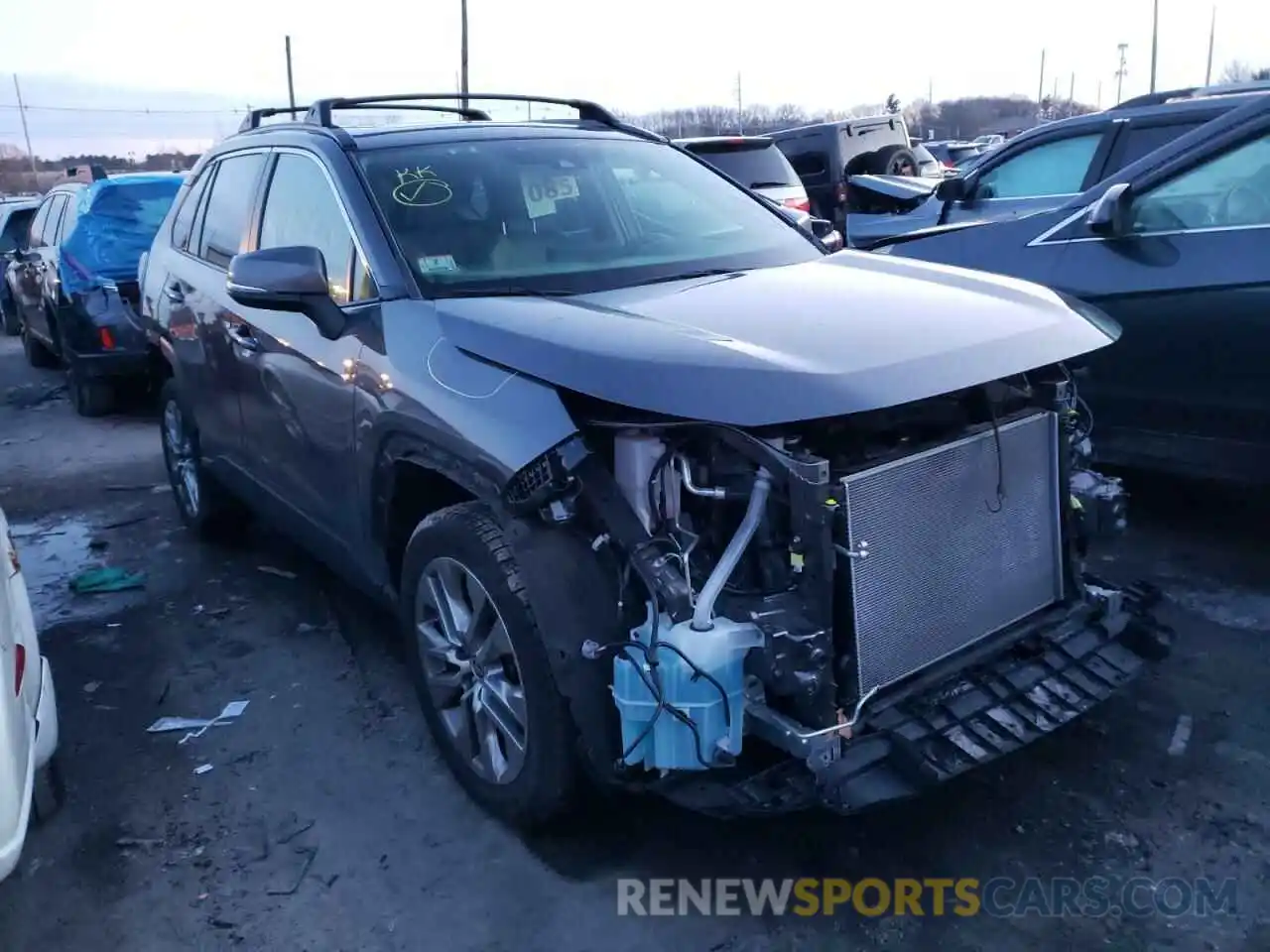 1 Photograph of a damaged car JTMA1RFV3LD051448 TOYOTA RAV4 2020