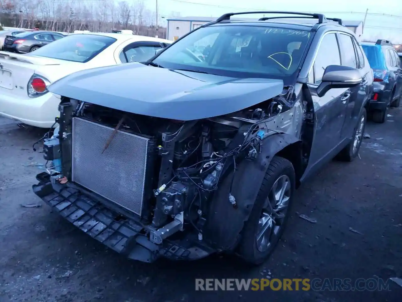 2 Photograph of a damaged car JTMA1RFV3LD051448 TOYOTA RAV4 2020