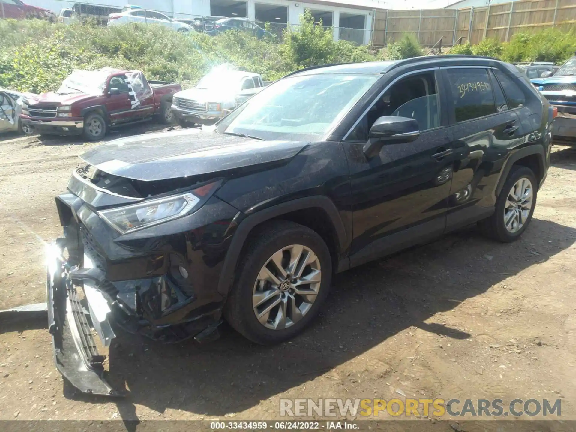 2 Photograph of a damaged car JTMA1RFV3LD053572 TOYOTA RAV4 2020