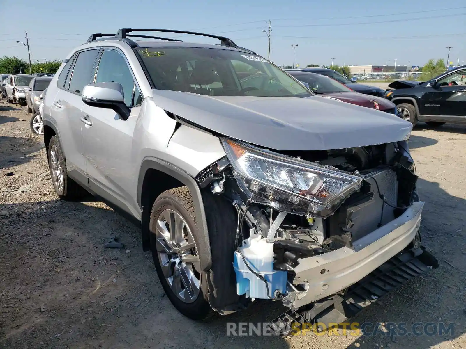 1 Photograph of a damaged car JTMA1RFV4LD056027 TOYOTA RAV4 2020