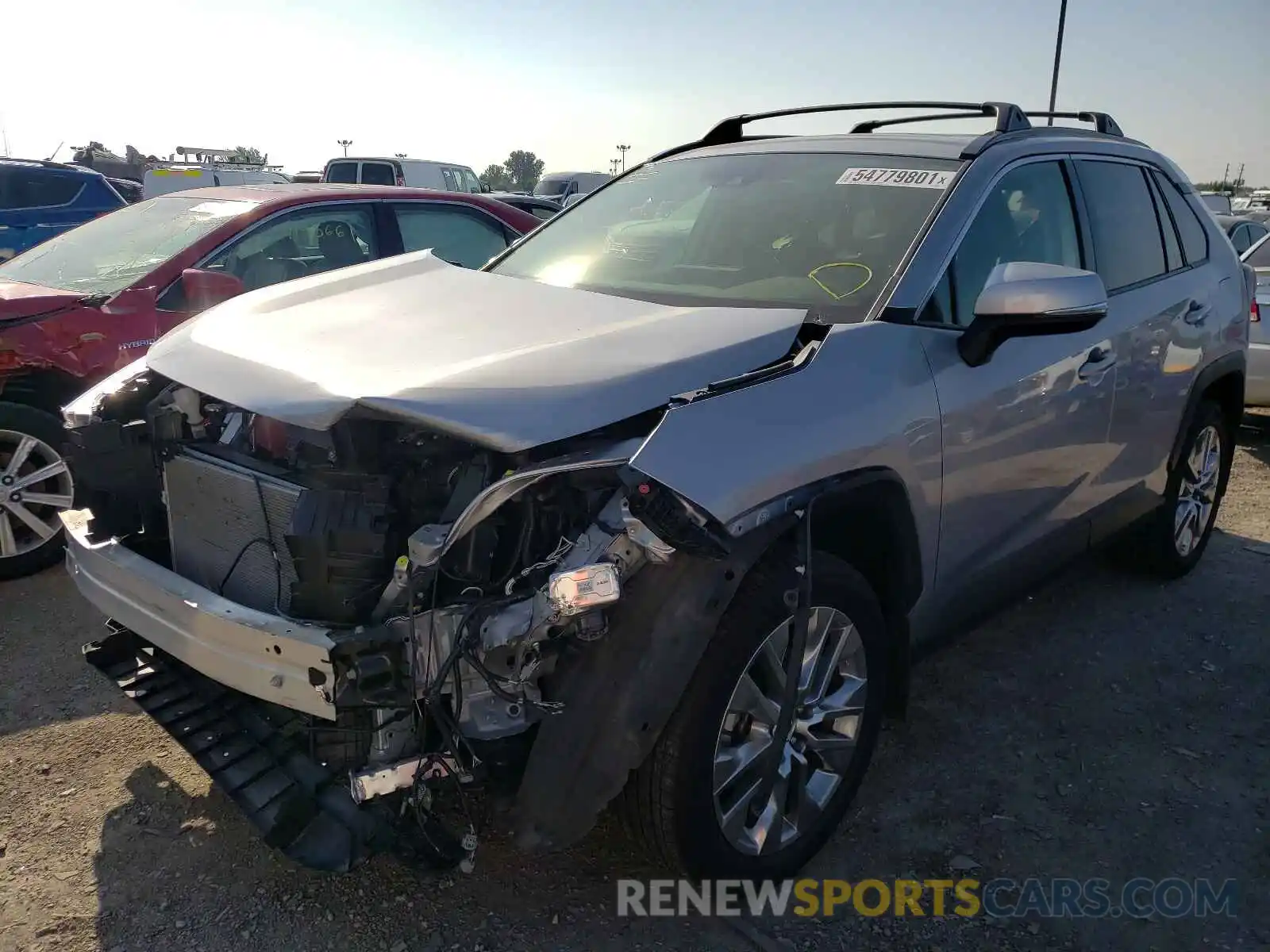 2 Photograph of a damaged car JTMA1RFV4LD056027 TOYOTA RAV4 2020