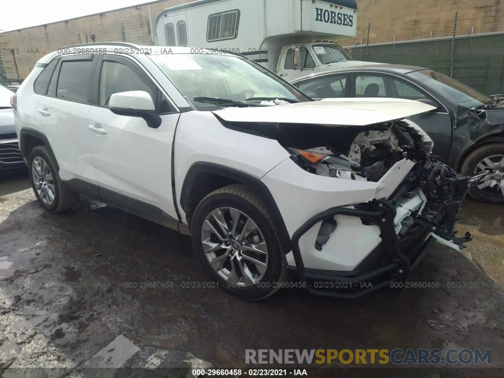 1 Photograph of a damaged car JTMA1RFV4LD058411 TOYOTA RAV4 2020