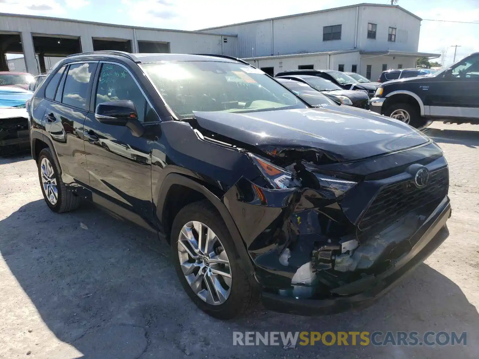 1 Photograph of a damaged car JTMA1RFV4LD062734 TOYOTA RAV4 2020