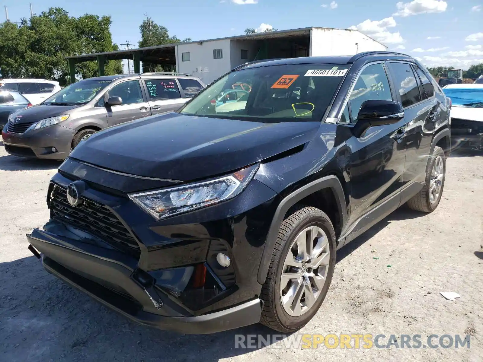 2 Photograph of a damaged car JTMA1RFV4LD062734 TOYOTA RAV4 2020