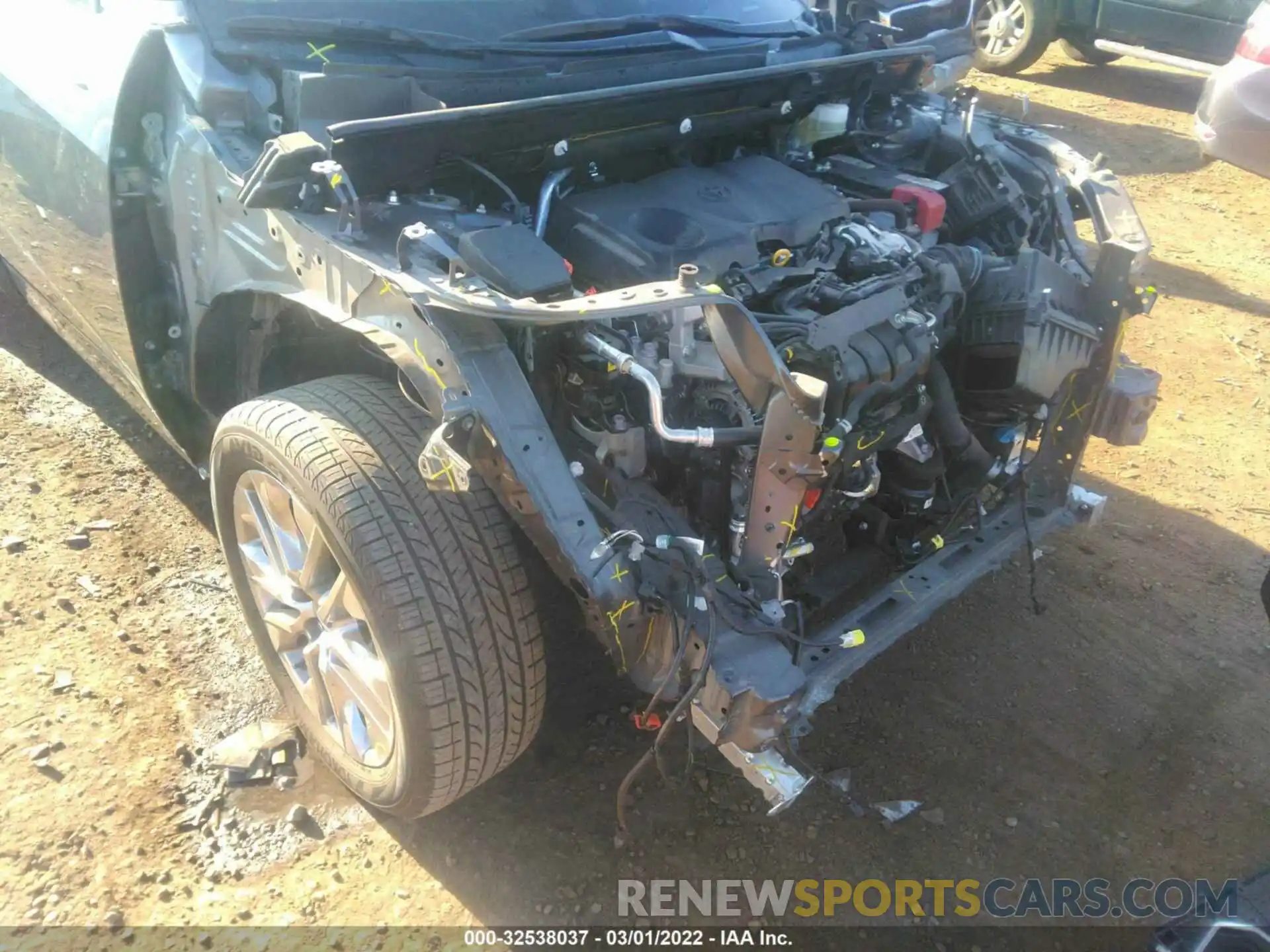 6 Photograph of a damaged car JTMA1RFV4LJ027841 TOYOTA RAV4 2020