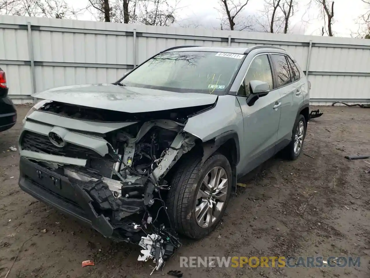 2 Photograph of a damaged car JTMA1RFV4LJ035194 TOYOTA RAV4 2020