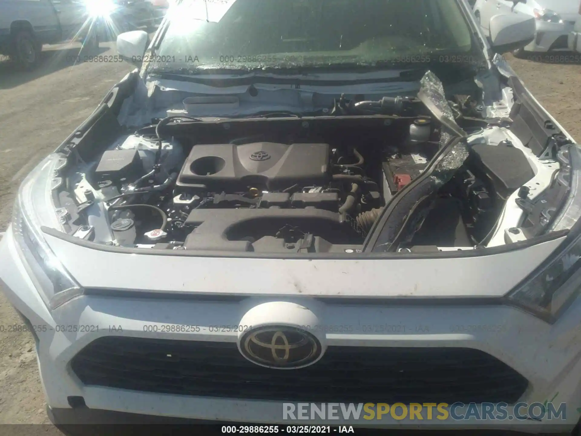 10 Photograph of a damaged car JTMA1RFV5LD057185 TOYOTA RAV4 2020