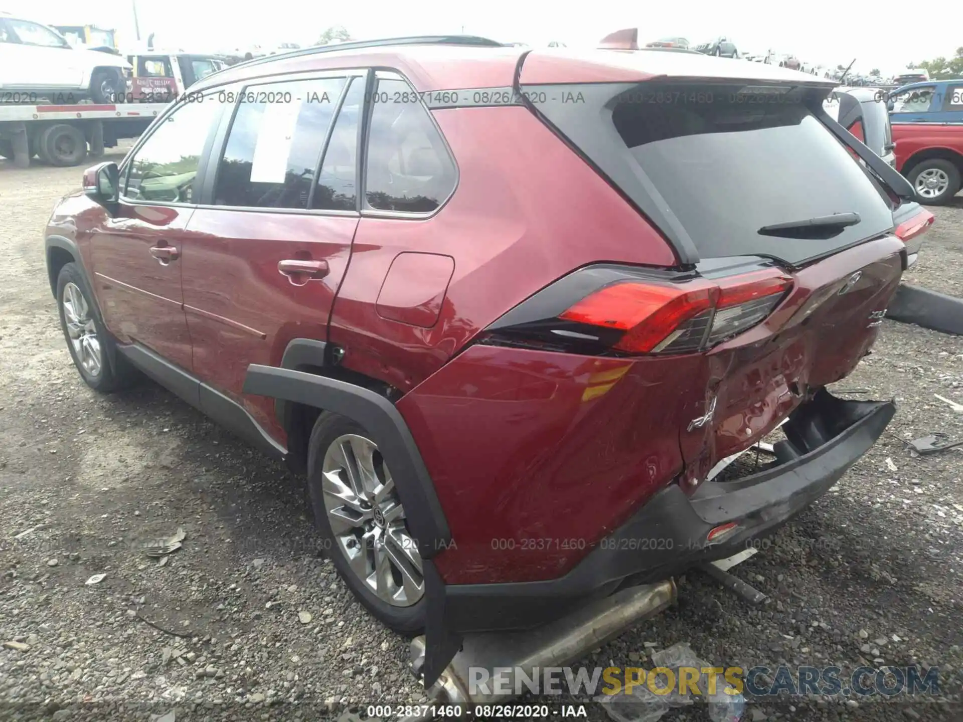 3 Photograph of a damaged car JTMA1RFV5LD059342 TOYOTA RAV4 2020