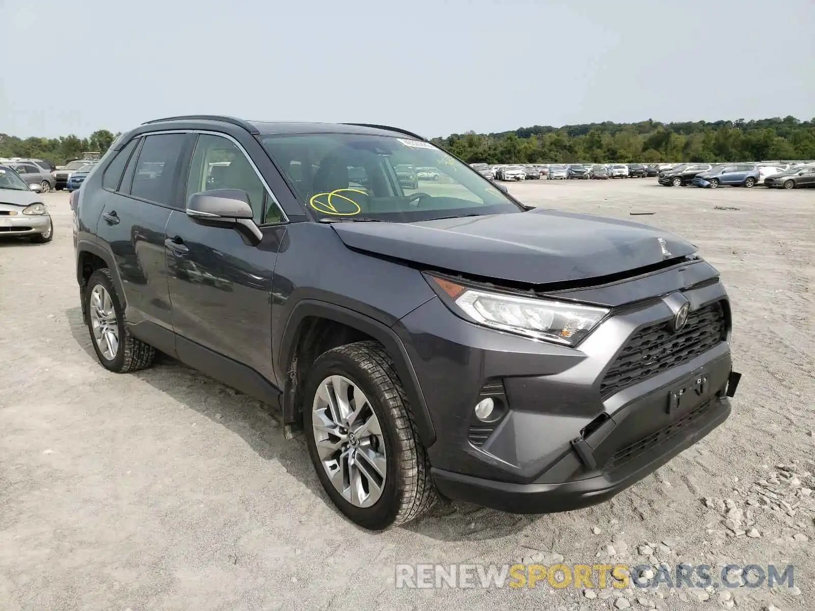 1 Photograph of a damaged car JTMA1RFV5LD526548 TOYOTA RAV4 2020