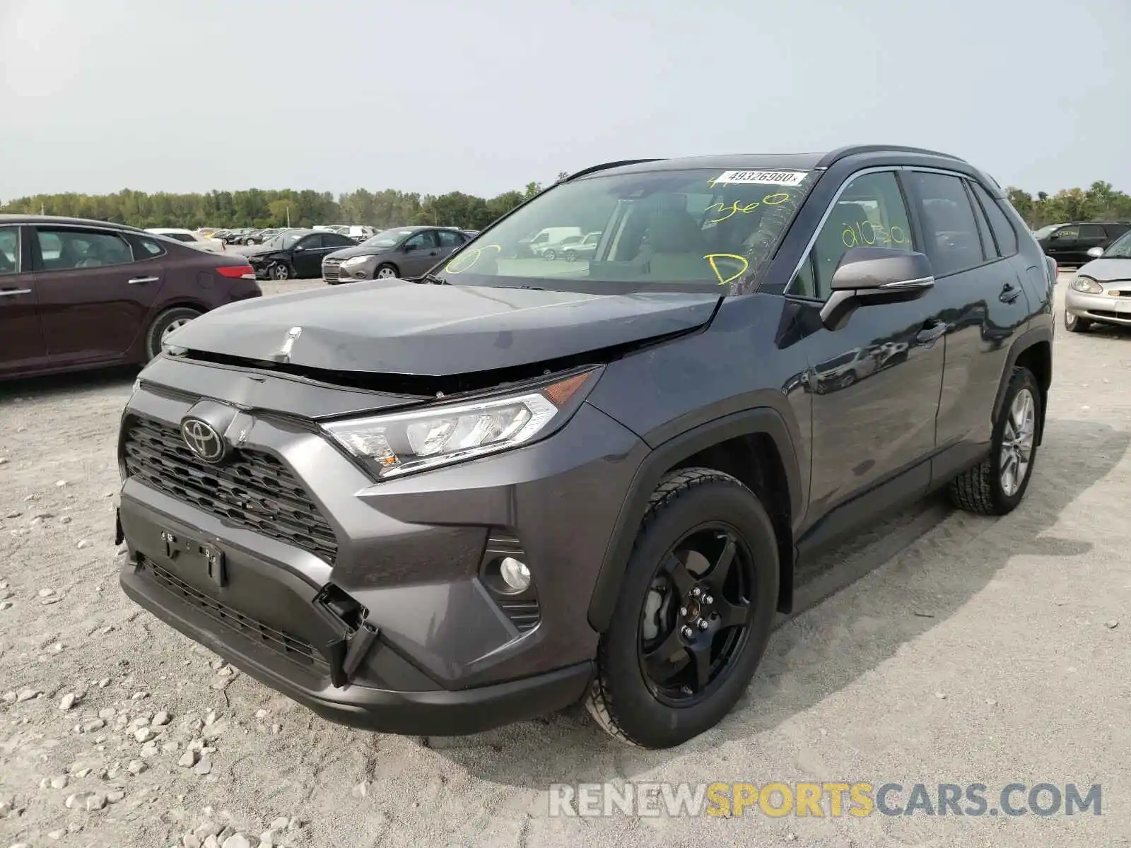 2 Photograph of a damaged car JTMA1RFV5LD526548 TOYOTA RAV4 2020