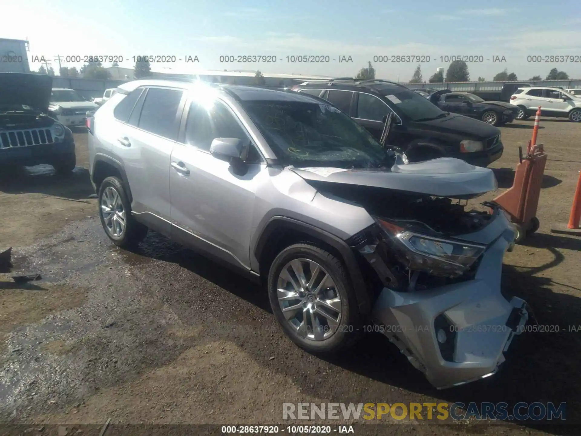 1 Photograph of a damaged car JTMA1RFV5LD529501 TOYOTA RAV4 2020