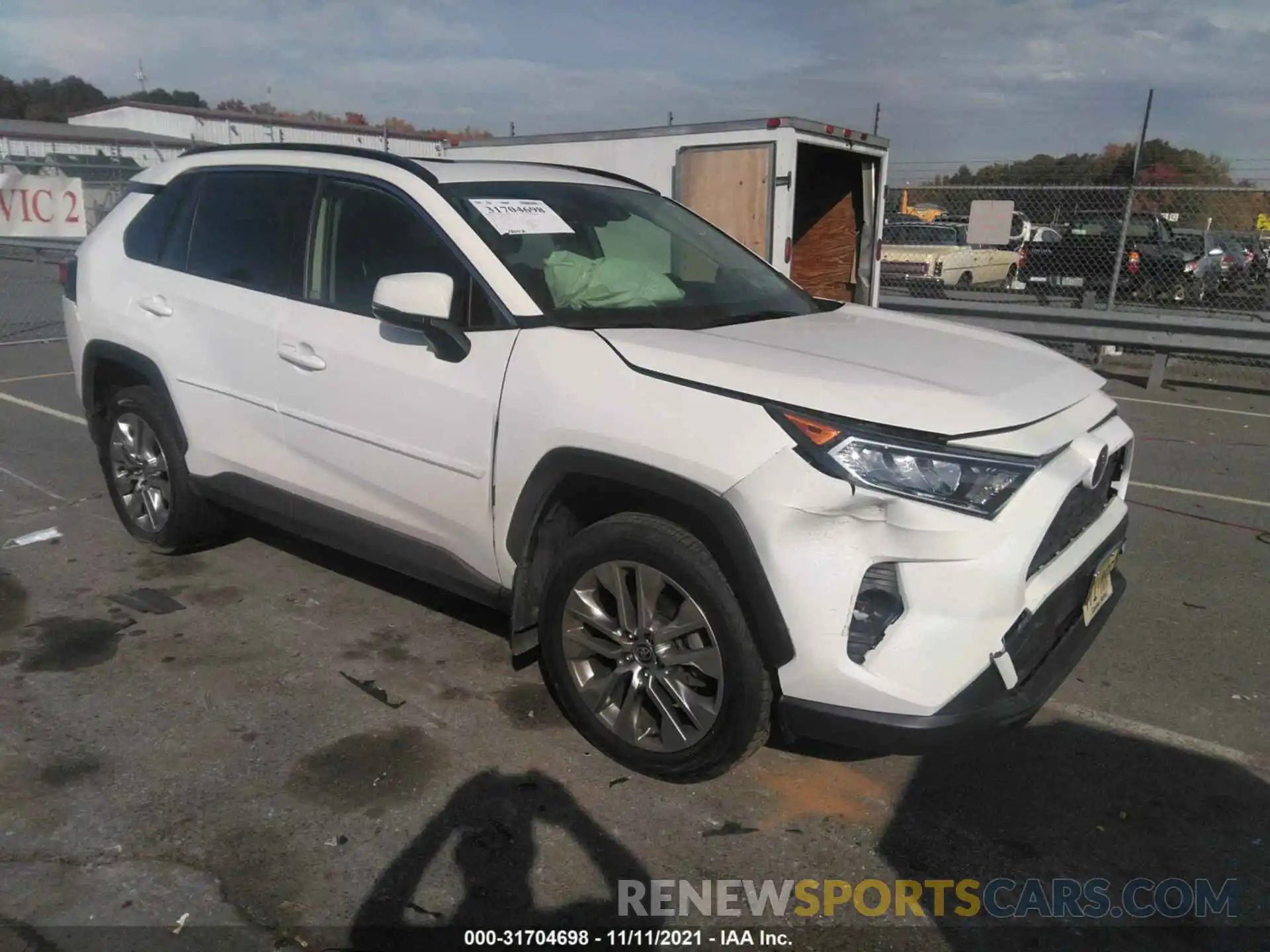 1 Photograph of a damaged car JTMA1RFV6LD053260 TOYOTA RAV4 2020