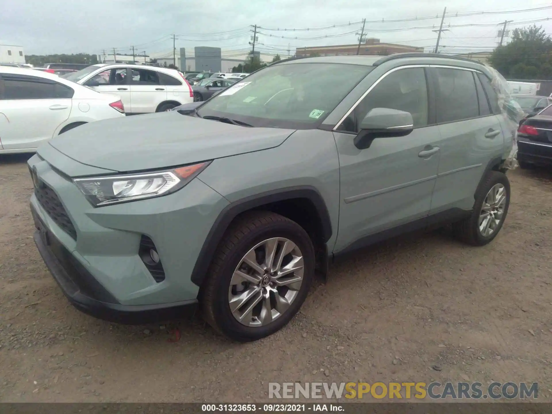 2 Photograph of a damaged car JTMA1RFV6LD053890 TOYOTA RAV4 2020