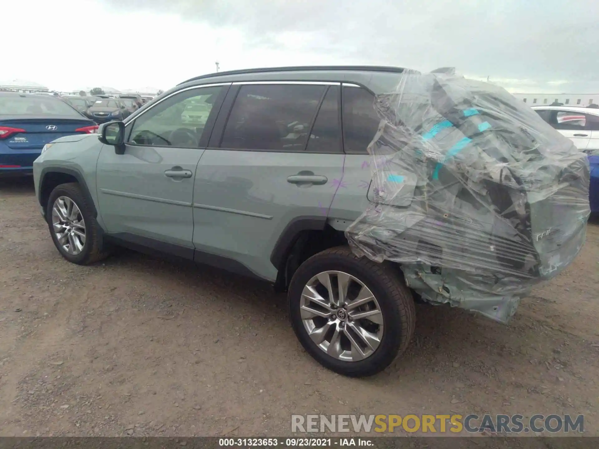 3 Photograph of a damaged car JTMA1RFV6LD053890 TOYOTA RAV4 2020