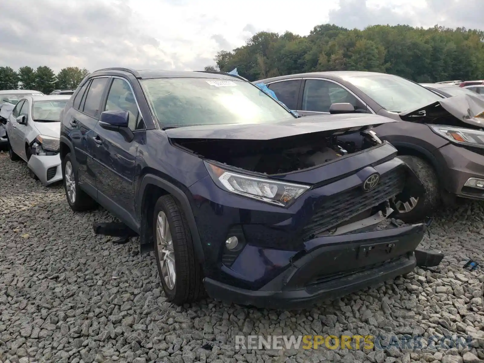 1 Photograph of a damaged car JTMA1RFV6LD060418 TOYOTA RAV4 2020