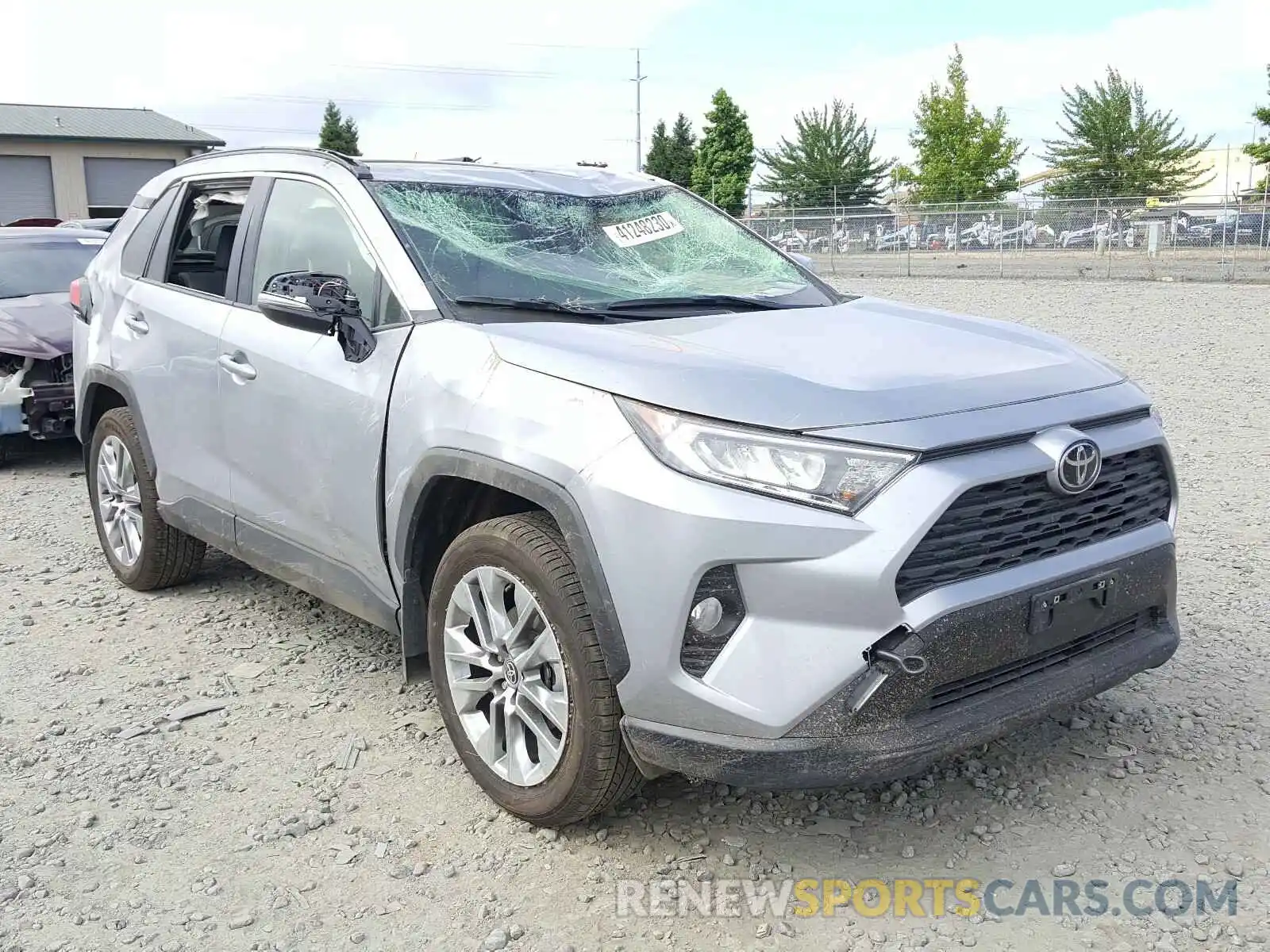 1 Photograph of a damaged car JTMA1RFV6LJ027694 TOYOTA RAV4 2020