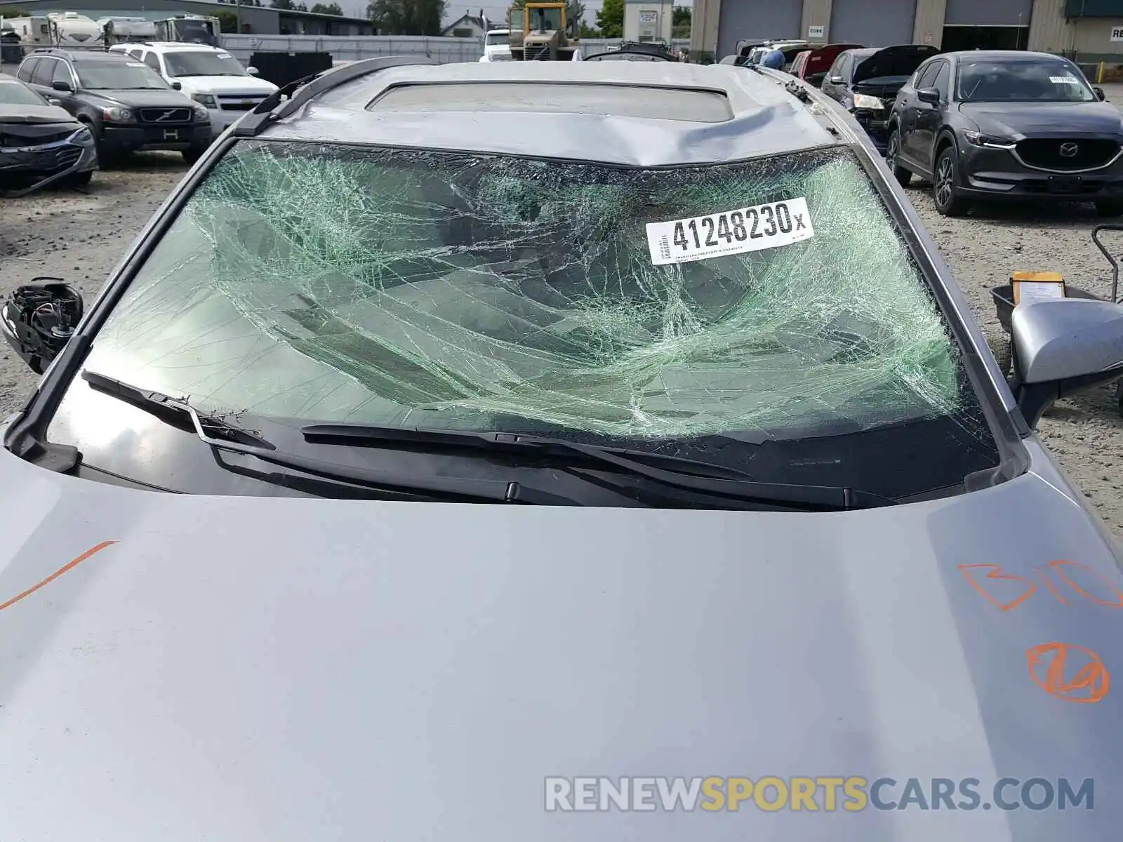 9 Photograph of a damaged car JTMA1RFV6LJ027694 TOYOTA RAV4 2020