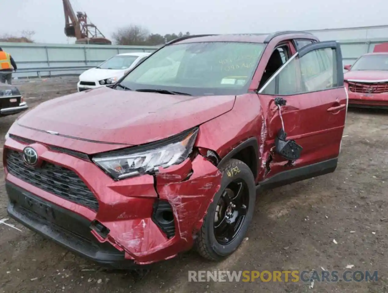 2 Photograph of a damaged car JTMA1RFV7LD048746 TOYOTA RAV4 2020